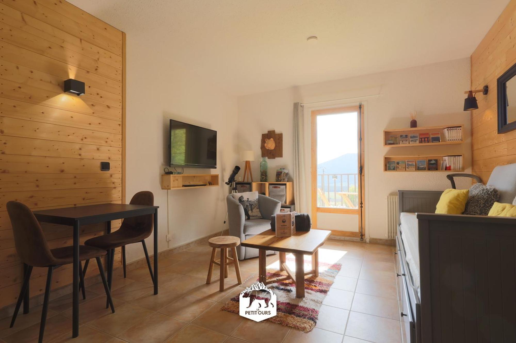 Le Petit Ours & Le Petit Cerf - Studios Vue Lac & Montagnes Les Angles  Ngoại thất bức ảnh